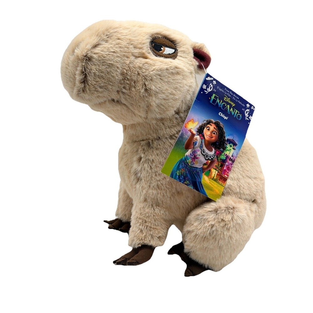 CHISPI 9" PLUSH CAPYBARA ENCANTO THE DISNEY STORE OFFICIAL NEW W/TAG STUFFED TOY